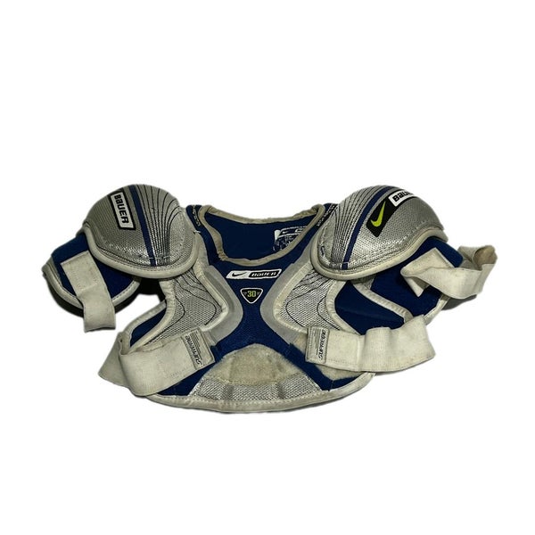 Used Bauer NIKE 30 SHLDR PADS JR SM Hockey Shoulder Pads 11847-S000010084