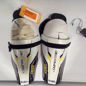 Used Bauer SUPREME 150 10" Hockey Shin Guards 11847-S000019364