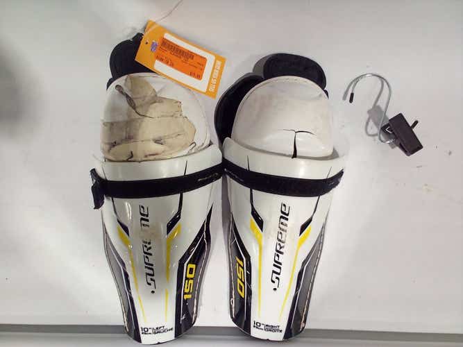 Used Bauer SUPREME 150 10" Hockey Shin Guards 11847-S000019364