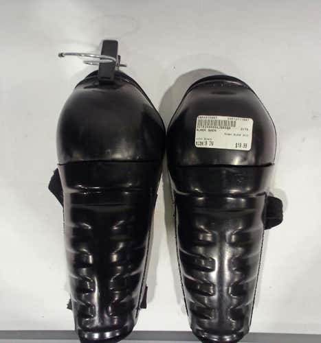 Used Black Shin 9" Hockey Shin Guards