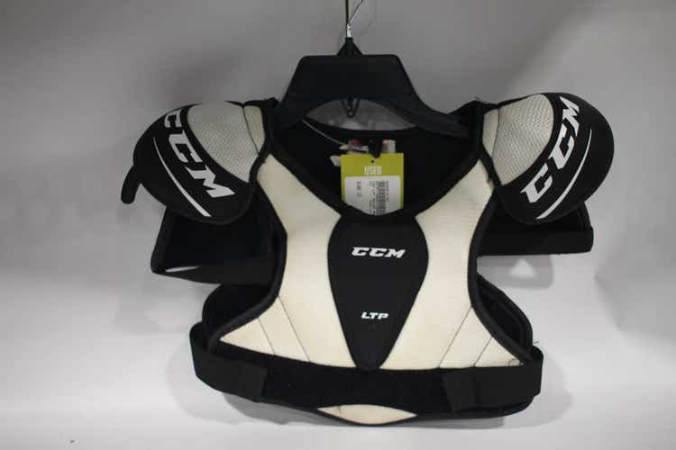Used CCM LPT SHLDR PADS YT LG Hockey Shoulder Pads 11847-S000010107