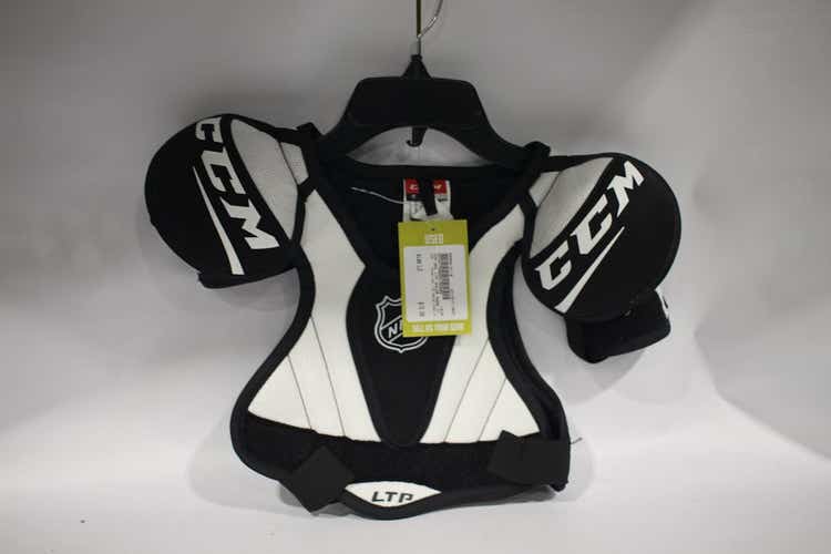 Used CCM NHL LTP SHLDR PADS YT LG Hockey Shoulder Pads 11847-S000010118