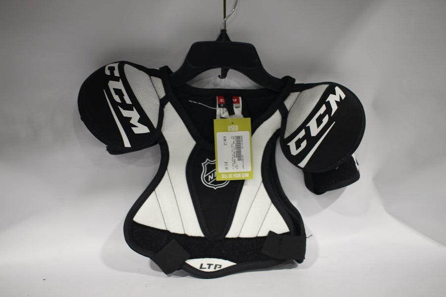 Used CCM NHL LTP SHLDR PADS YT LG Hockey Shoulder Pads 11847-S000010118