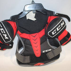 Used CCM QLT230 SHLDR PADS YT LG Hockey Shoulder Pads 11847-S000010123
