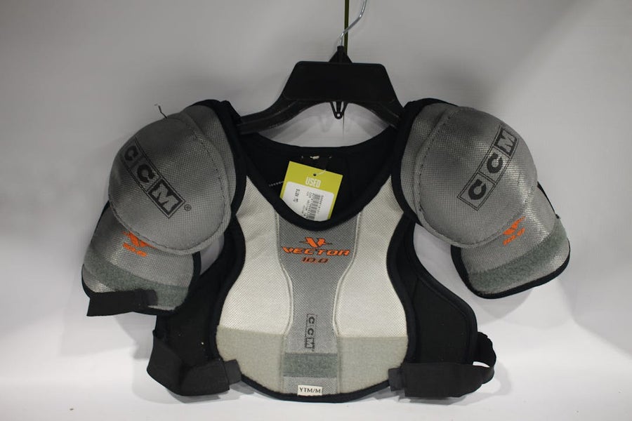 Used CCM VECTOR 10.0 SHLDR PADS YT MD Hockey Shoulder Pads 11847-S000010131