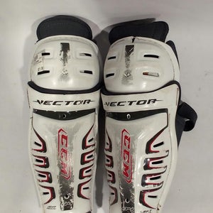 Used CCM VECTOR SJIN GUARDS 10" Hockey Shin Guards 11847-S000012306