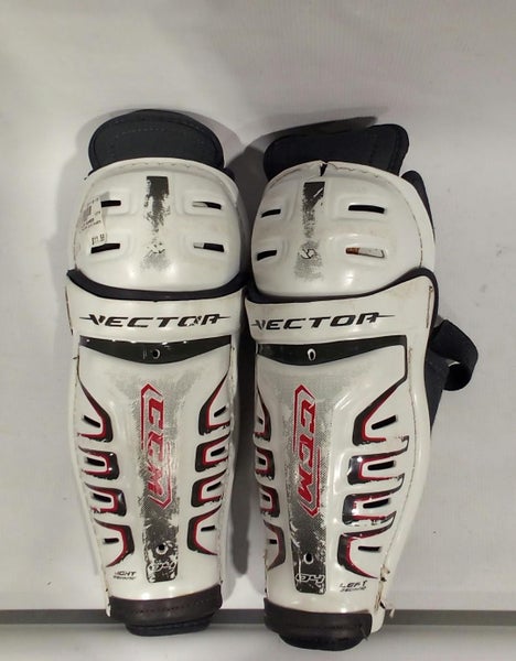 Used CCM VECTOR SJIN GUARDS 10" Hockey Shin Guards 11847-S000012306