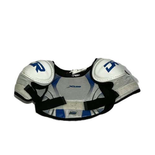 Used DR XLR8 X10 SHLDR PADS YT LG Hockey Shoulder Pads 11847-S000010103
