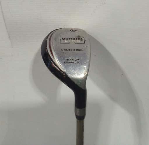 Used Dunlop Quadra Link 3 Iron Regular Flex Graphite Shaft Individual Irons