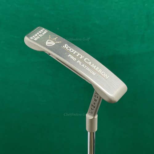 Scotty Cameron Pro Platinum Newport Mid Slant 35.5" Putter w/ Super Stroke & HC