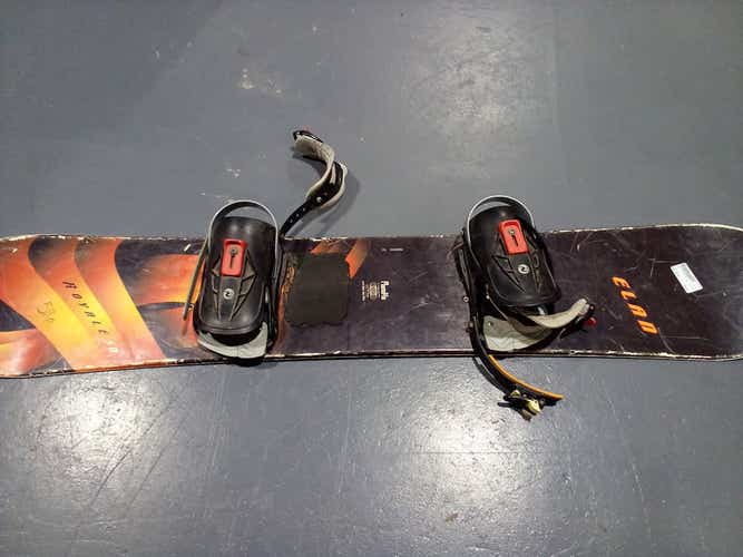 Used Elan Royale 50 150 Cm Men's Snowboard Combo