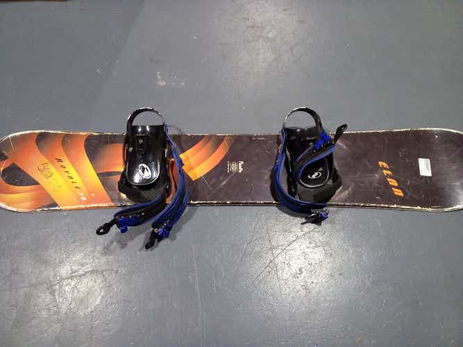 Used Elan Royale 50 150 Cm Men's Snowboard Combo