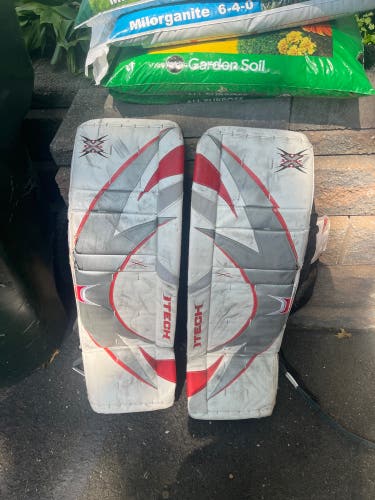 Used  Itech  X-Wing Goalie Leg Pads