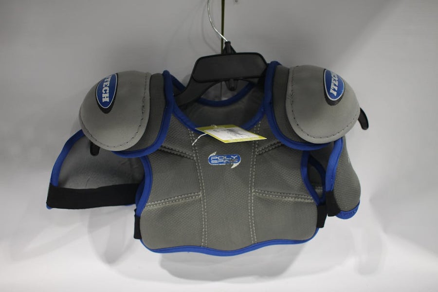 Used Itech 100 SHLDR PADS YT MD Hockey Shoulder Pads 11847-S000010130