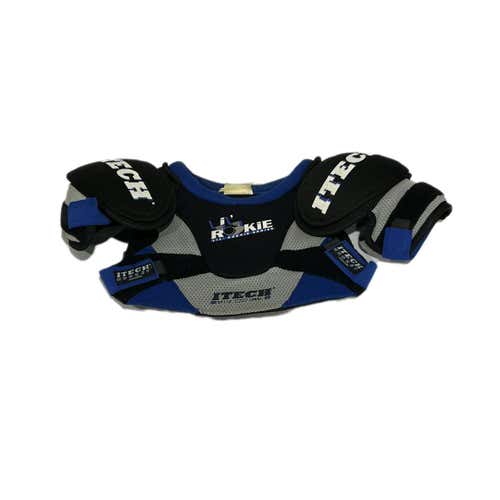 Used Itech LIL ROOKIE SHLDR PADS YT LG Hockey Shoulder Pads 11847-S000010056