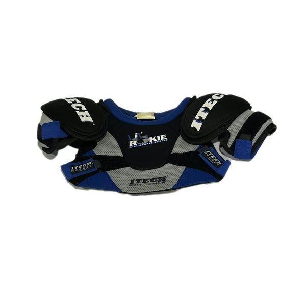 Used Itech LIL ROOKIE SHLDR PADS YT LG Hockey Shoulder Pads 11847-S000010056