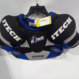 Used Itech LIL ROOKIE SHLDR PADS YT LG Hockey Shoulder Pads 11847-S000010112