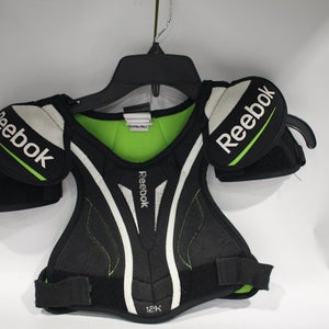 Used Reebok 12K SHLDR PADS YT LG Hockey Shoulder Pads 11847-S000010102