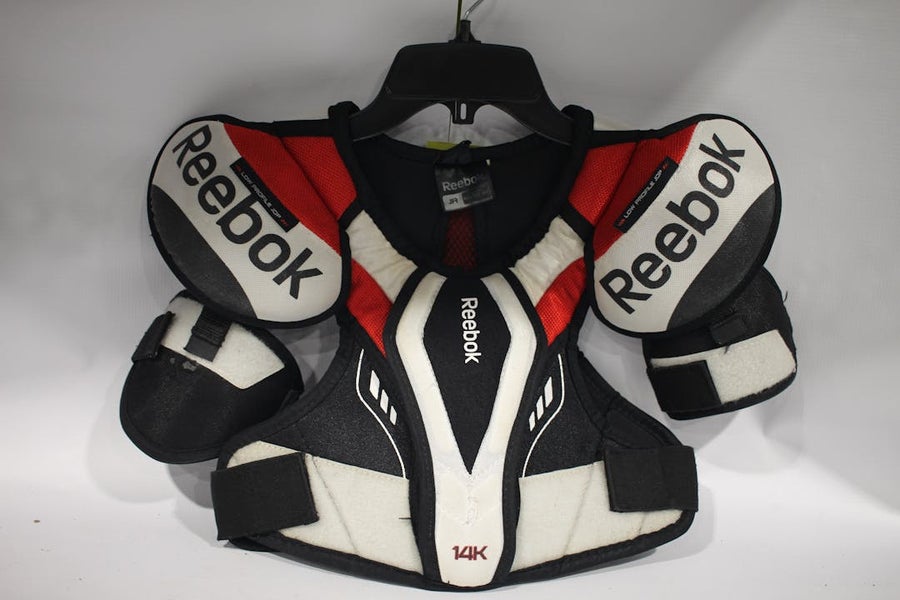 Used Reebok 14K SHLDR PADS JR MD Hockey Shoulder Pads 11847-S000010052