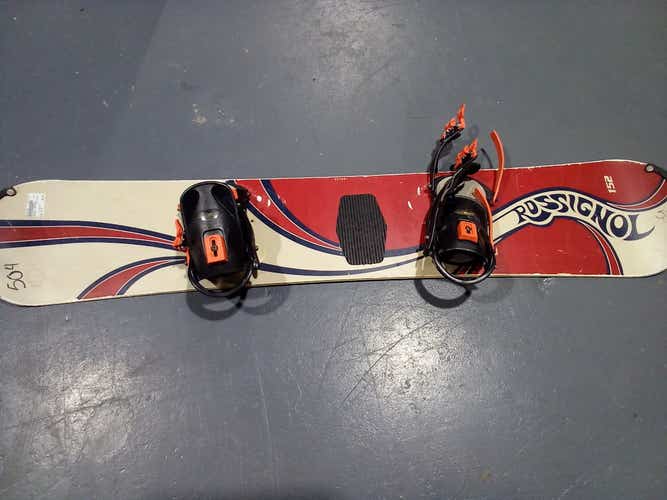 Used Rossignol Rossignol 152 Cm Men's Snowboard Combo