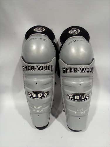 Used Sher-wood 5000 11" Hockey Shin Guards