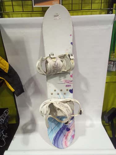 Used Spice Hearty 118 Cm Girls' Snowboard Combo
