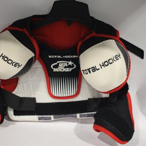 Used TOTAL HOCKEY USA SHLDR PADS YT LG Hockey Shoulder Pads 11847-S000010058