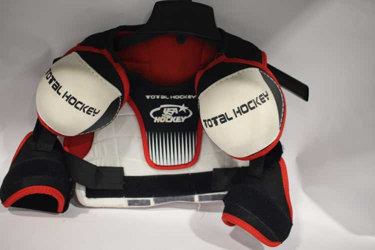 Used TOTAL HOCKEY USA SHLDR PADS YT LG Hockey Shoulder Pads 11847-S000010058