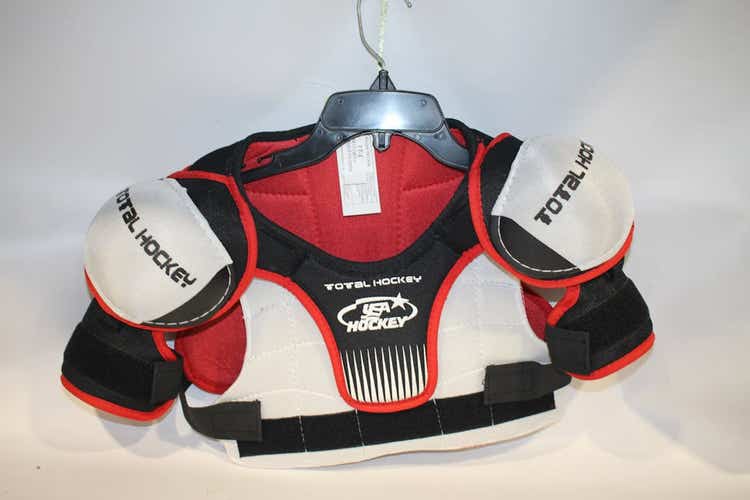 Used TOTAL HOCKEY USA SHLDR PADS YT LG Hockey Shoulder Pads 11847-S000010053