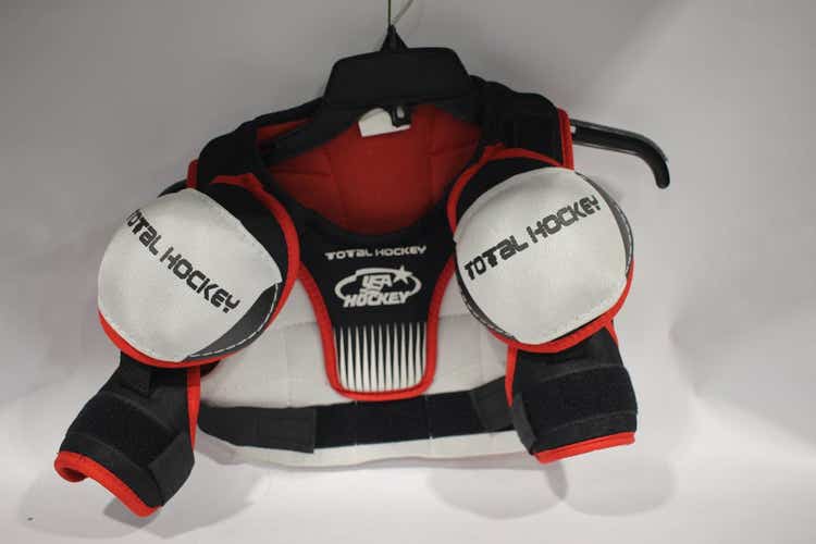 Used TOTAL HOCKEY USA SHLDR PADS YT LG Hockey Shoulder Pads 11847-S000010060