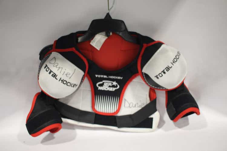 Used TOTAL HOCKEY USA SHLDR PADS YT LG Hockey Shoulder Pads 11847-S000010062