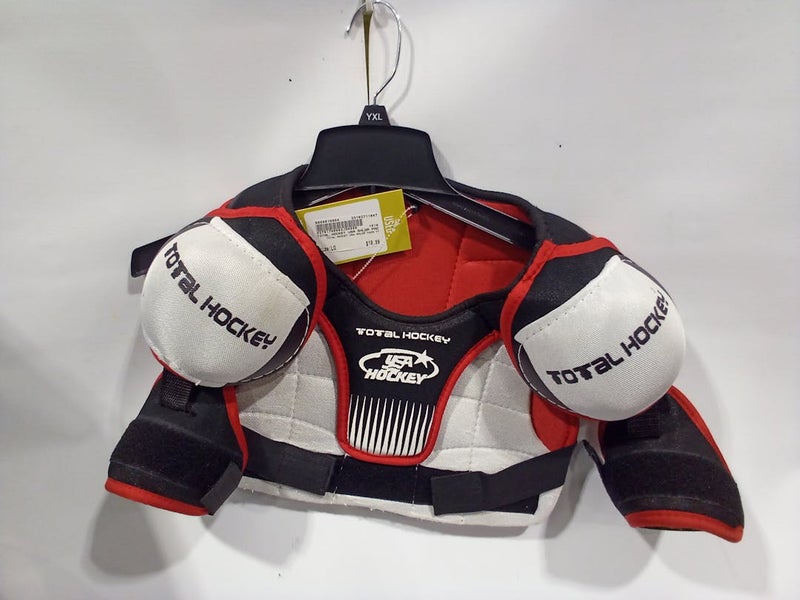 Used TOTAL HOCKEY USA SHLDR PADS YT LG Hockey Shoulder Pads 11847-S000010064