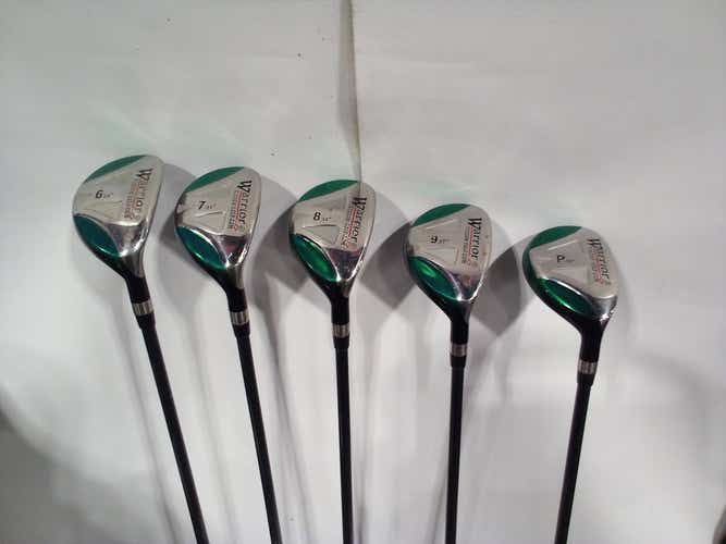 Used Warrior Custom Golf 6i-pw Regular Flex Graphite Shaft Iron Sets