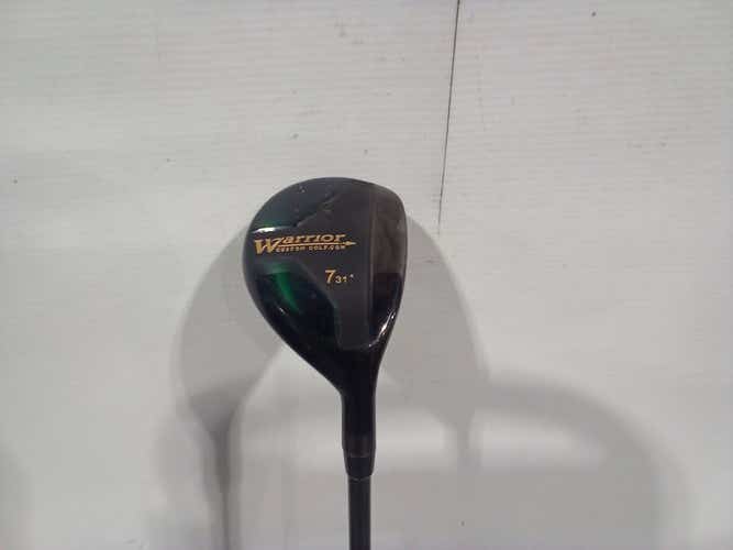 Used Warrior Custom Golf 7 Hybrid Regular Flex Graphite Shaft Hybrid Clubs