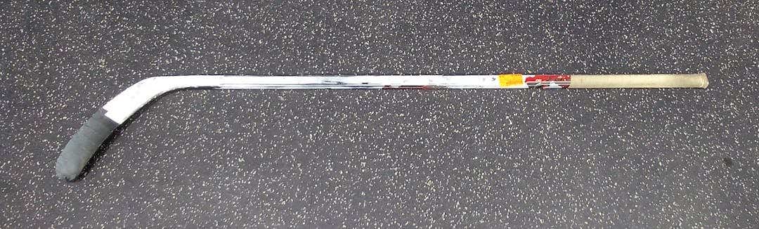 Used White Hockey Stick 80 Flex Pattern E5 Senior One Piece Sticks