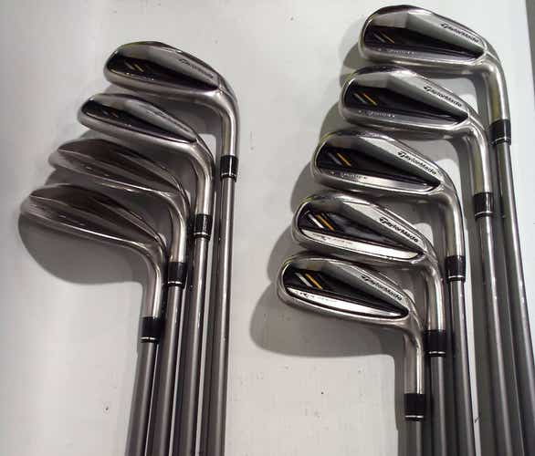 Used Taylormade Tr Bladez 4i-sw Stiff Flex Graphite Shaft Iron Sets