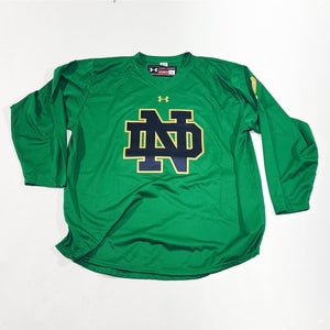 Notre Dame Under Armour Practice Jersey - Green - Medium