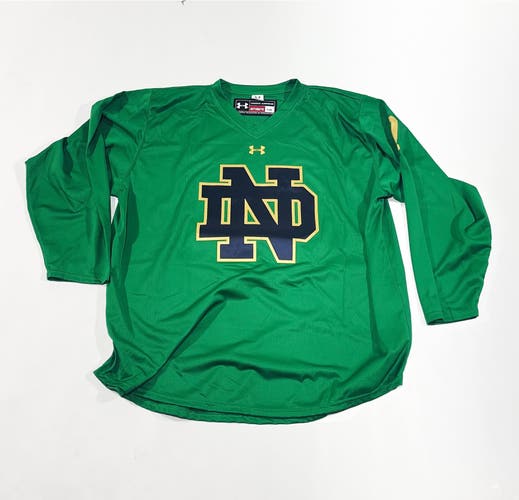 Notre Dame Under Armour Practice Jersey - Green - Medium