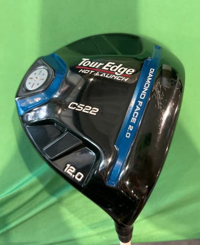 Used Men's Tour Edge Hot Launch C522 Right-Handed Golf Driver (Loft: 12)