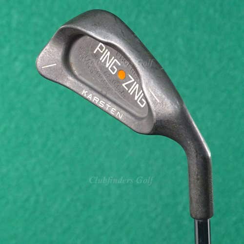 Ping Zing Stainless Orange Dot Single 1 Iron Karsten KT-M Steel Stiff