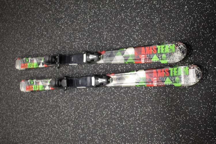 Used Axis Team 130 Cm Boys' Downhill Ski Combo