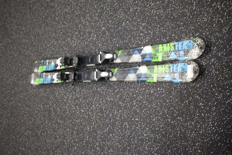 Used Axis Team 130 Cm Boys' Downhill Ski Combo