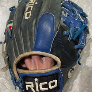 Used Custom Rico Star Series Right-Hand Throw Infield Baseball Glove (11.5")