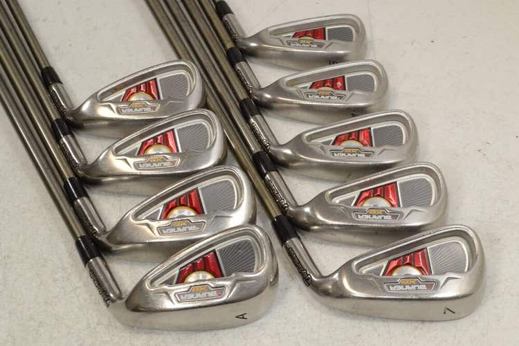 TaylorMade Burner XD 3-PW,AW Iron Set Right SteelFiber i80 Stiff Flex  # 179347