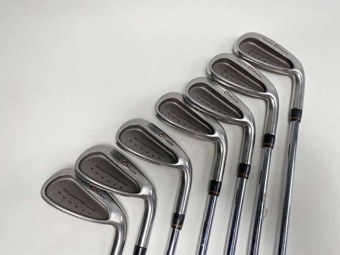 TaylorMade Supersteel Iron Set 4-PW Precision Rifle R-80 Regular Steel Mens RH