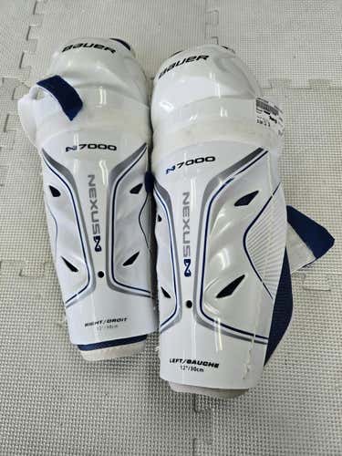 Used Bauer 4000 12" Hockey Shin Guards