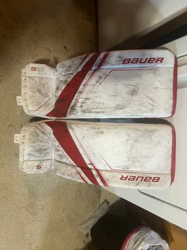 Used  Bauer Supreme S29 Goalie Leg Pads