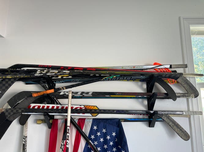 Used  Lot Of Senior Hockey Stick Over 100