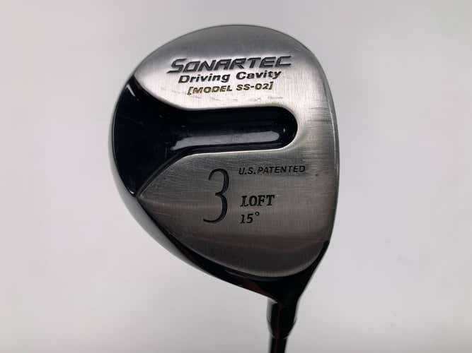 Sonartec SS02 3 Fairway Wood 15* Apache PM-30+ Regular Graphite RH Midsize Grip