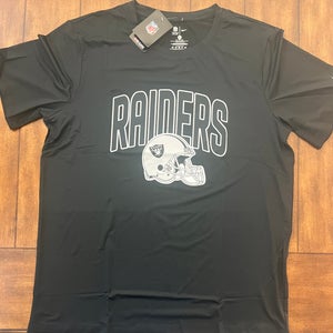 Las Vegas Raiders Dri-Fit Black T-Shirt  NWT Size XL